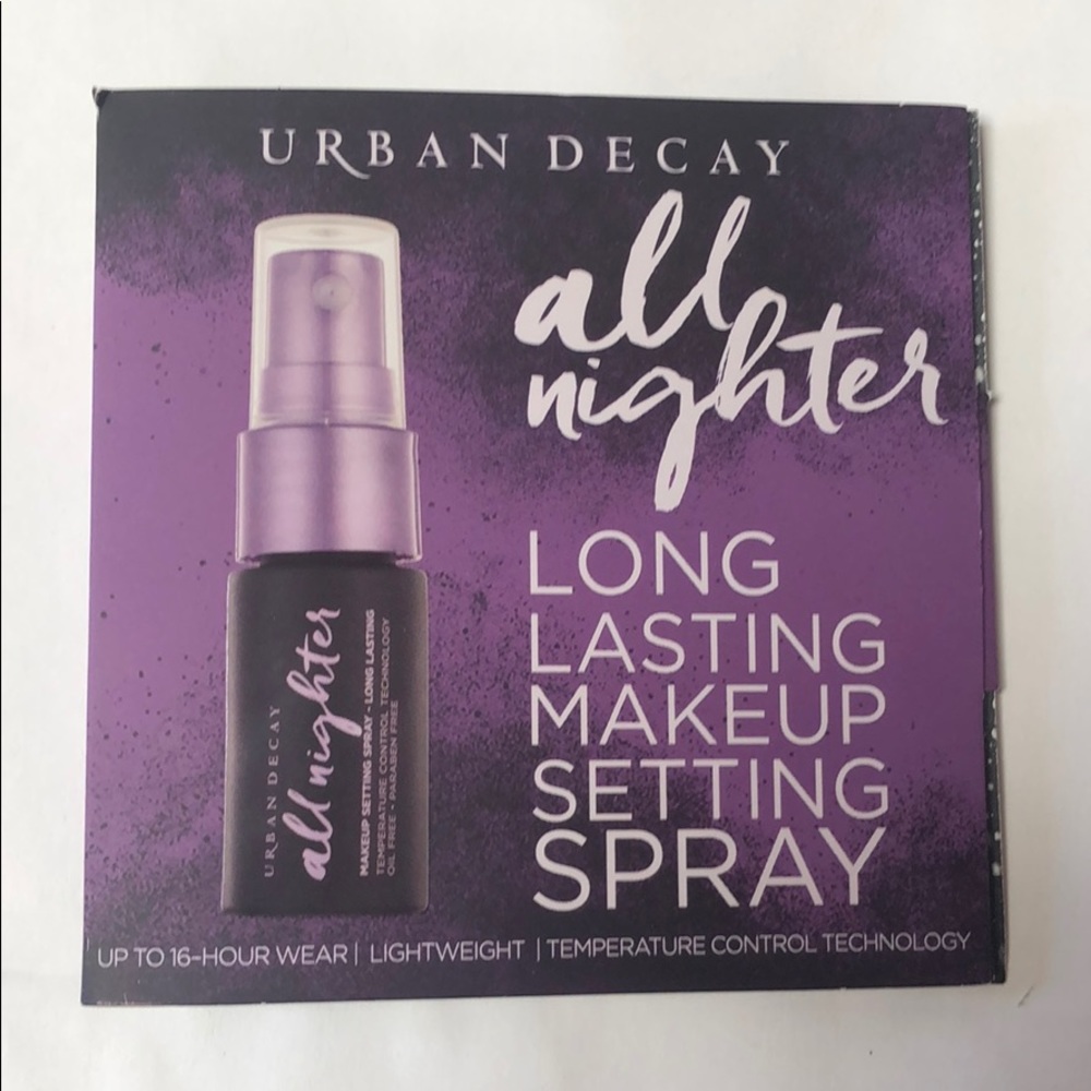 Urban decay long lasting makeup setting spray